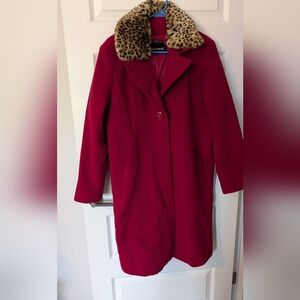 Peacoat with  Removable Collar